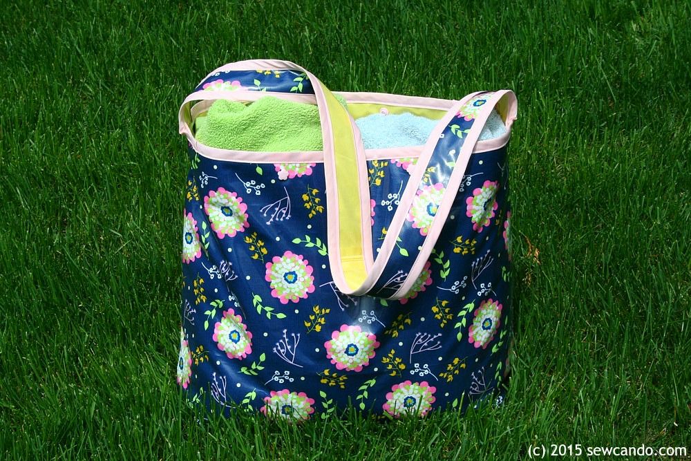 Sew Can Do Wonderfully Waterproof (Inside & Out) Tote Bag Tutorial